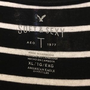 American Eagle Outfitters Tops - American Eagle Basic Stripped Shirt American Eagle Outfitters Tops - American Eagle Basic Stripped Shirt